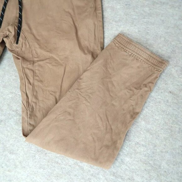 Charles and a Half Khaki Jogger Pants Tan Stretch Drawstring 36x30 Men's Medium - Picture 5 of 12